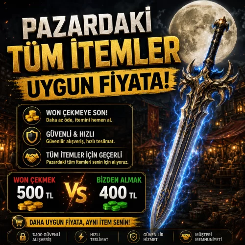  PAZARDAKİ TÜM İTEMLER UYGUN FİYATA!